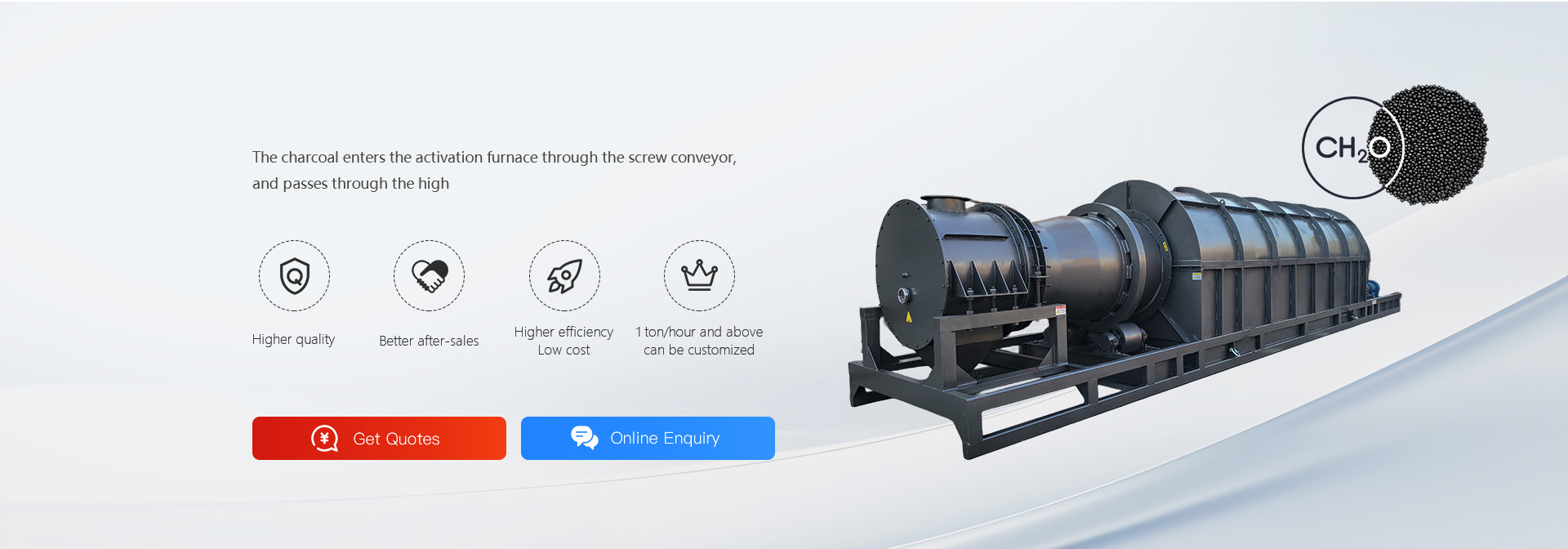 Activated Carbon Carbonization Furnace