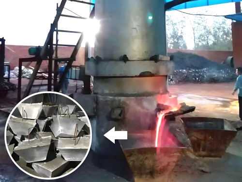 What are the benefits of using a cupola furnace for lead smelting?