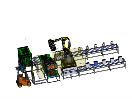 Safety Protection System for Automatic Palletizing Line | Standard Safety Configuration for Human-Machine Collaborative Workshop