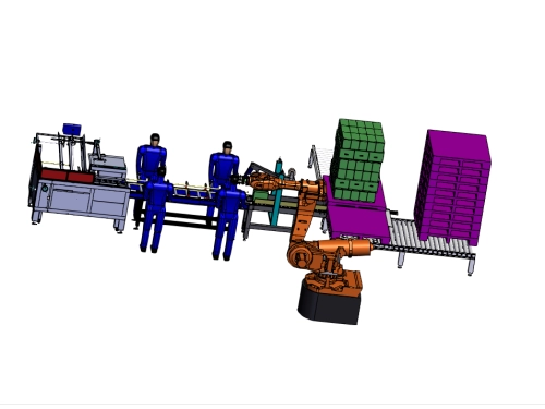  Complete Automatic Palletizing Production Line | Full Structure, Working Flow & End-of-Line Automation Solution