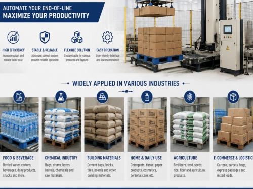 Industry Application Scenarios: Which Factories Need to Equip Automatic Palletizers?