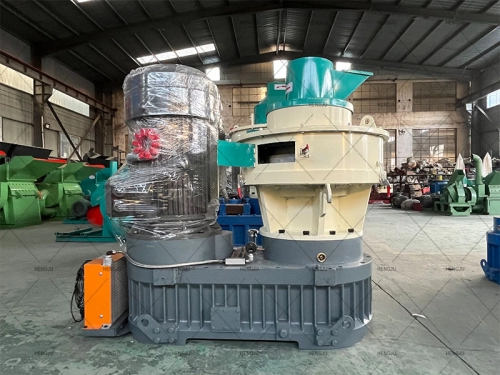 wood pellet machine Demo video